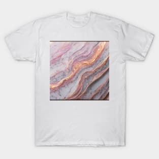 Rose crystal marble III T-Shirt